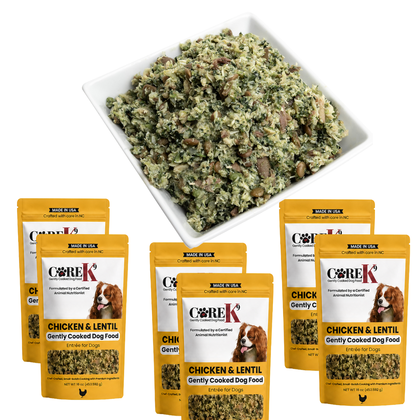 Chicken & Lentil Entree for Dogs