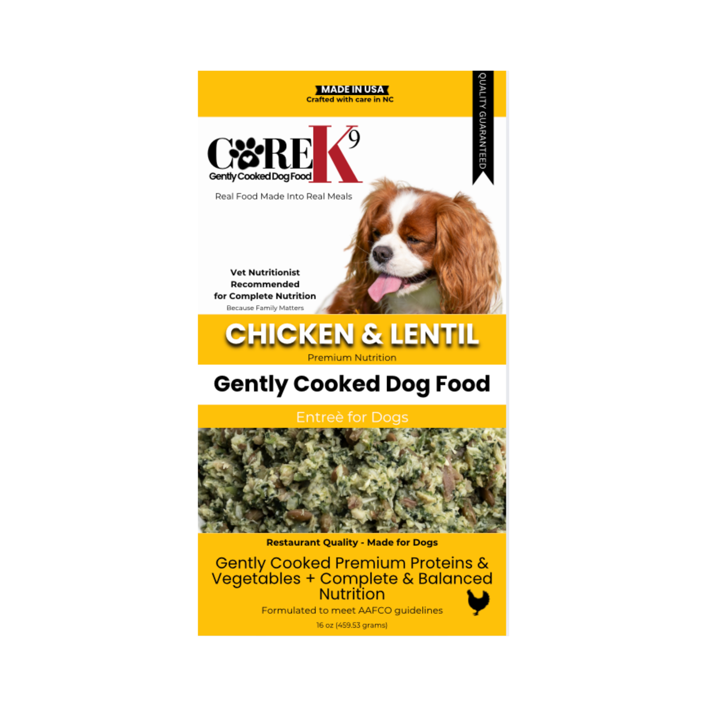 Chicken & Lentil Entree for Dogs