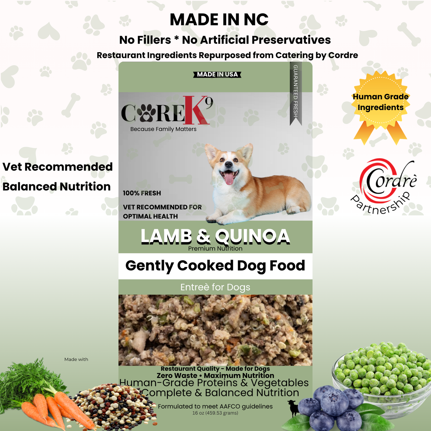 Lamb & Quinoa Entree for Dogs