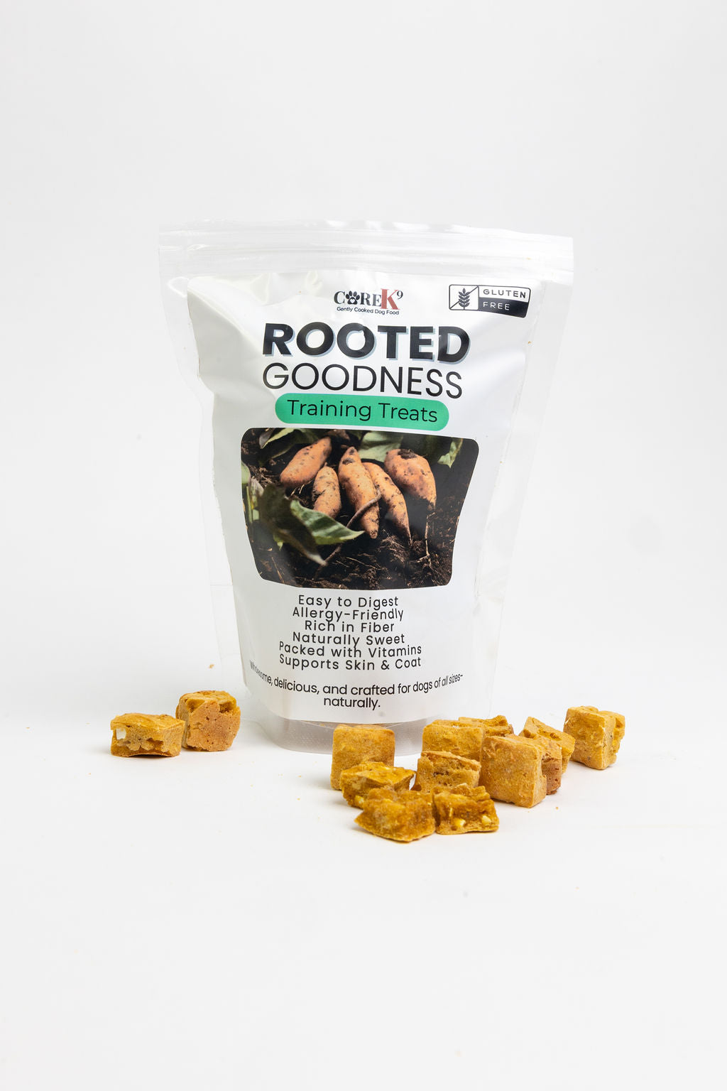 Rooted Goodness Dog Training Treats | Natural Sweet Potato Treats 4oz