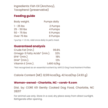 Thrive Well — Premium Omega-3 Oil for Dogs