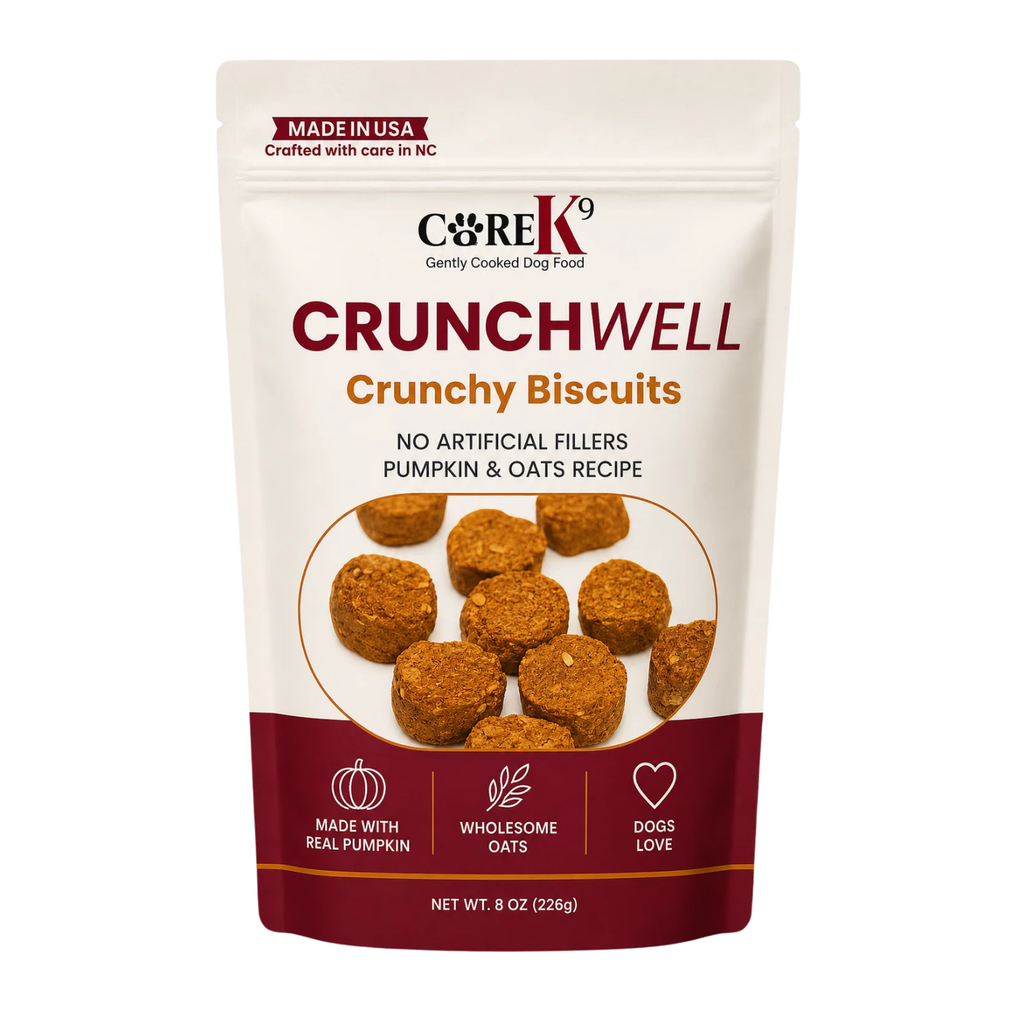 Crunch Well — Pumpkin & Oat Crunchy Biscuits