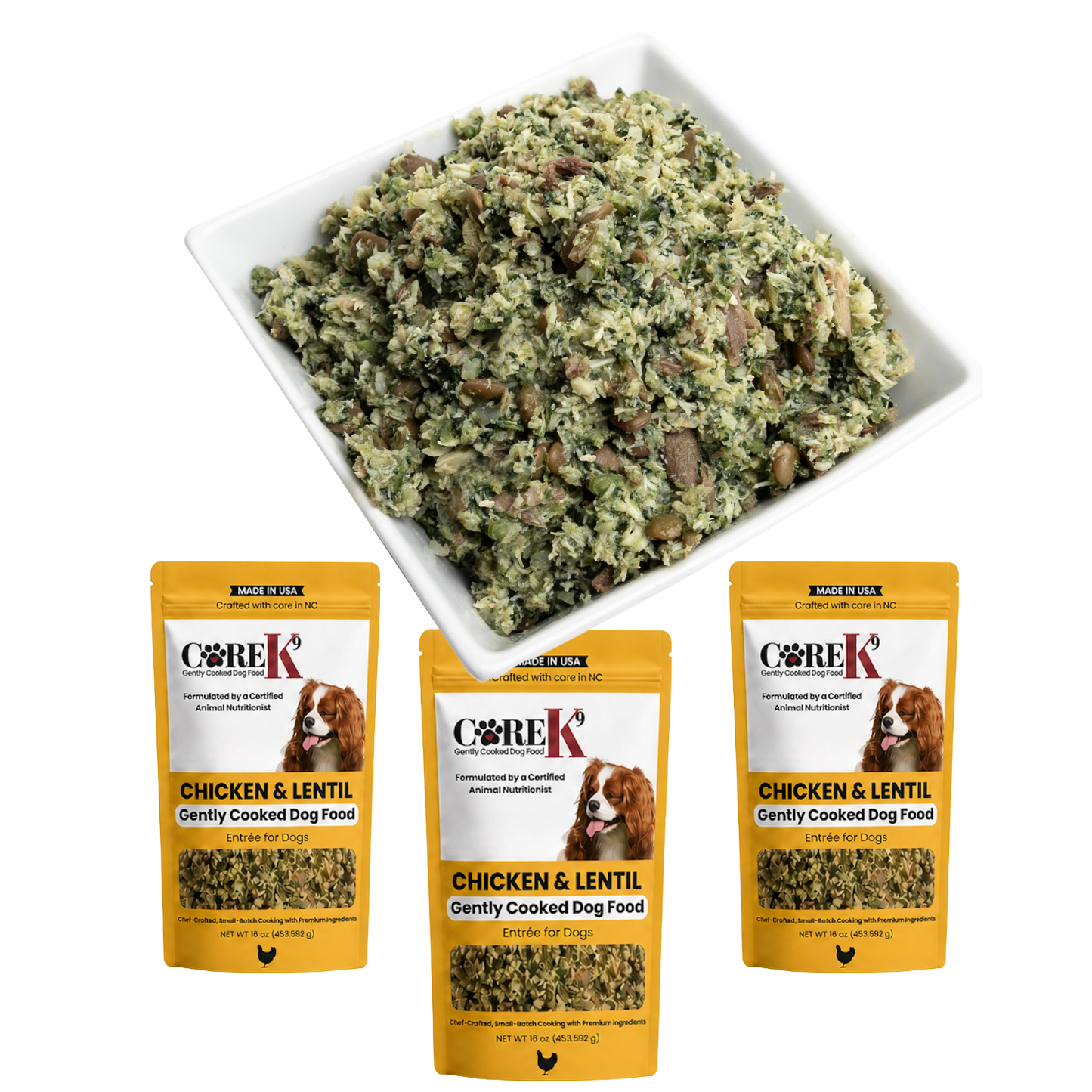 Chicken & Lentil Entree for Dogs