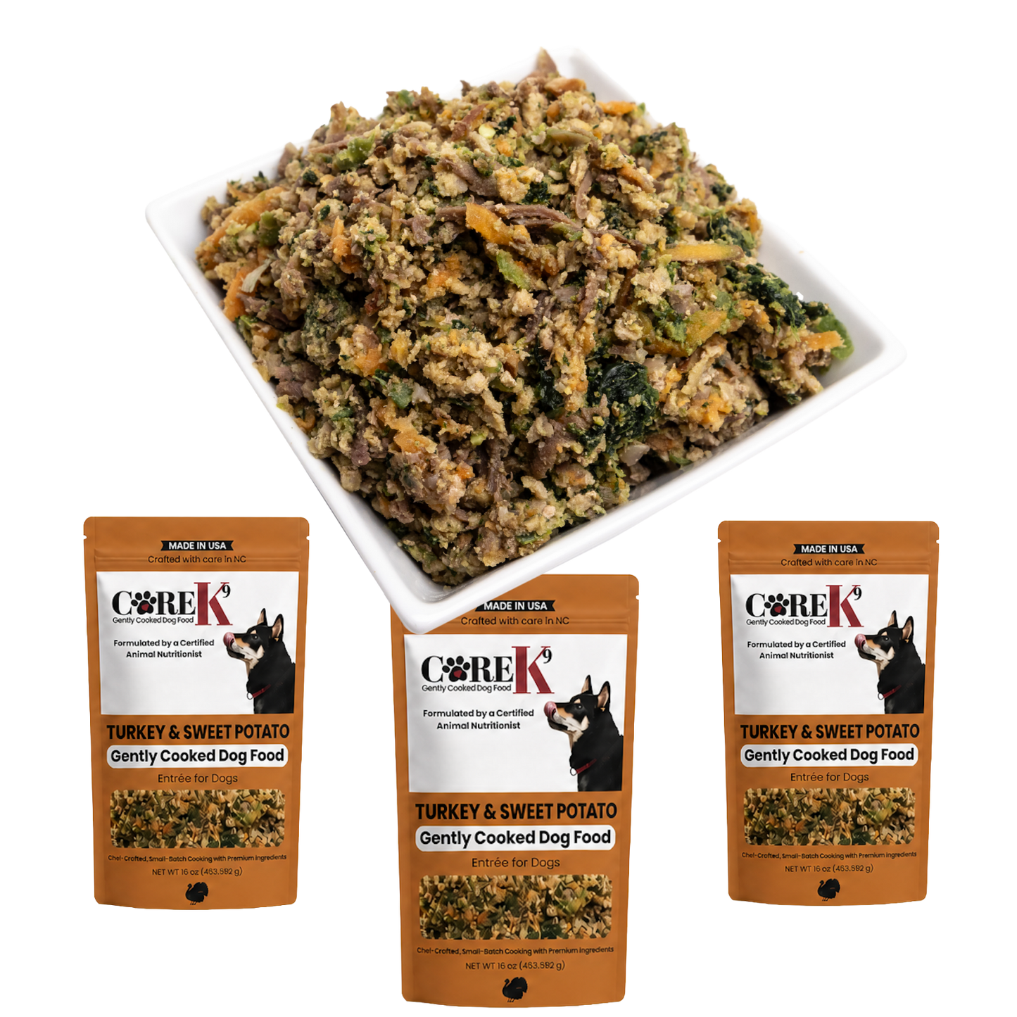 Turkey & Sweet Potato Entree for Dogs