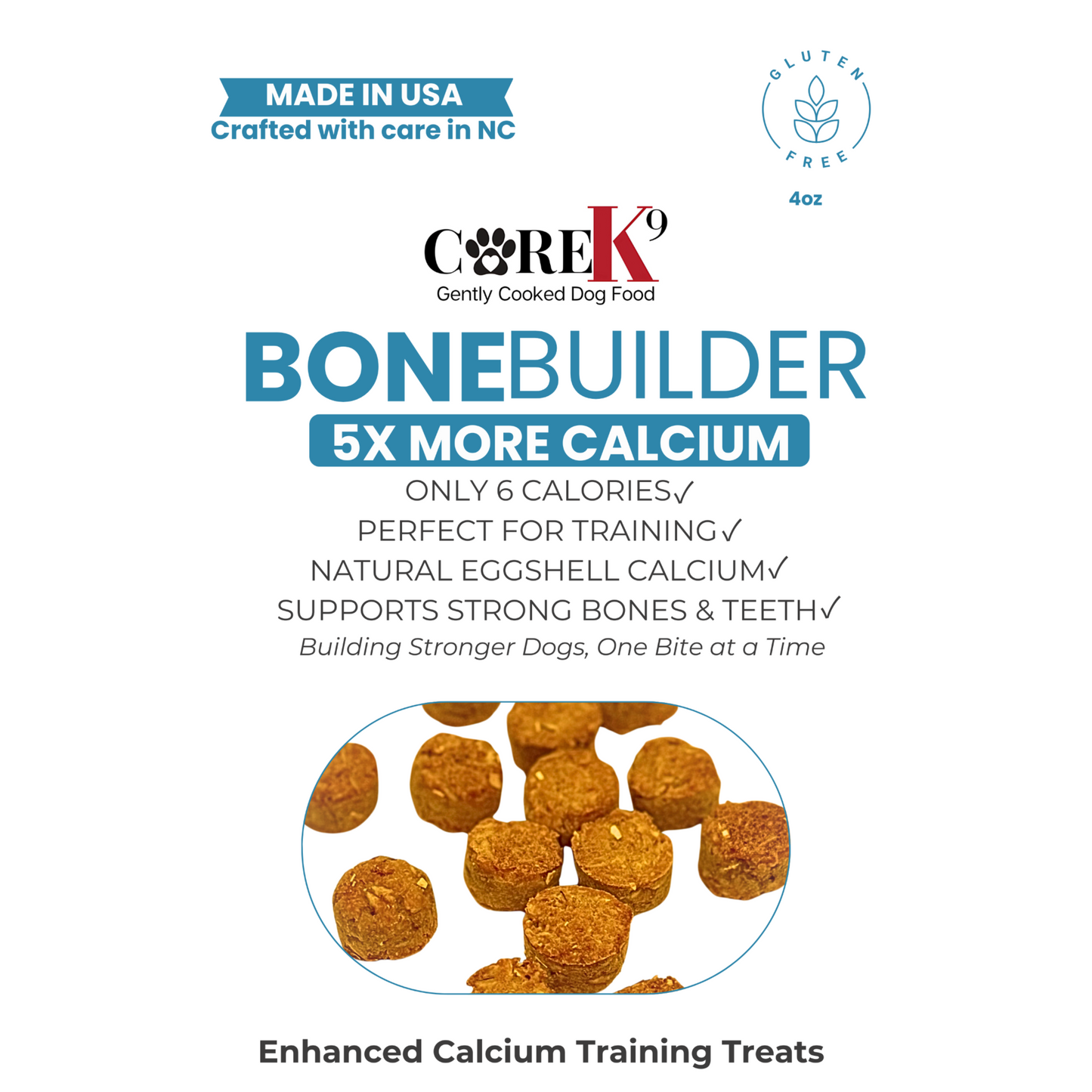 Galletas para perros Rooted Goodness | Golosinas naturales de boniato, 226 g