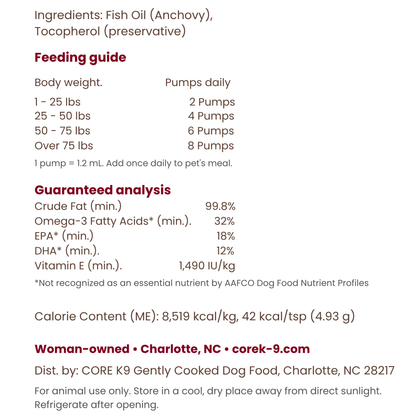 Thrive Well — Premium Omega-3 Oil for Dogs
