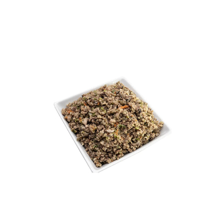 Plato principal de cordero y quinoa para perros