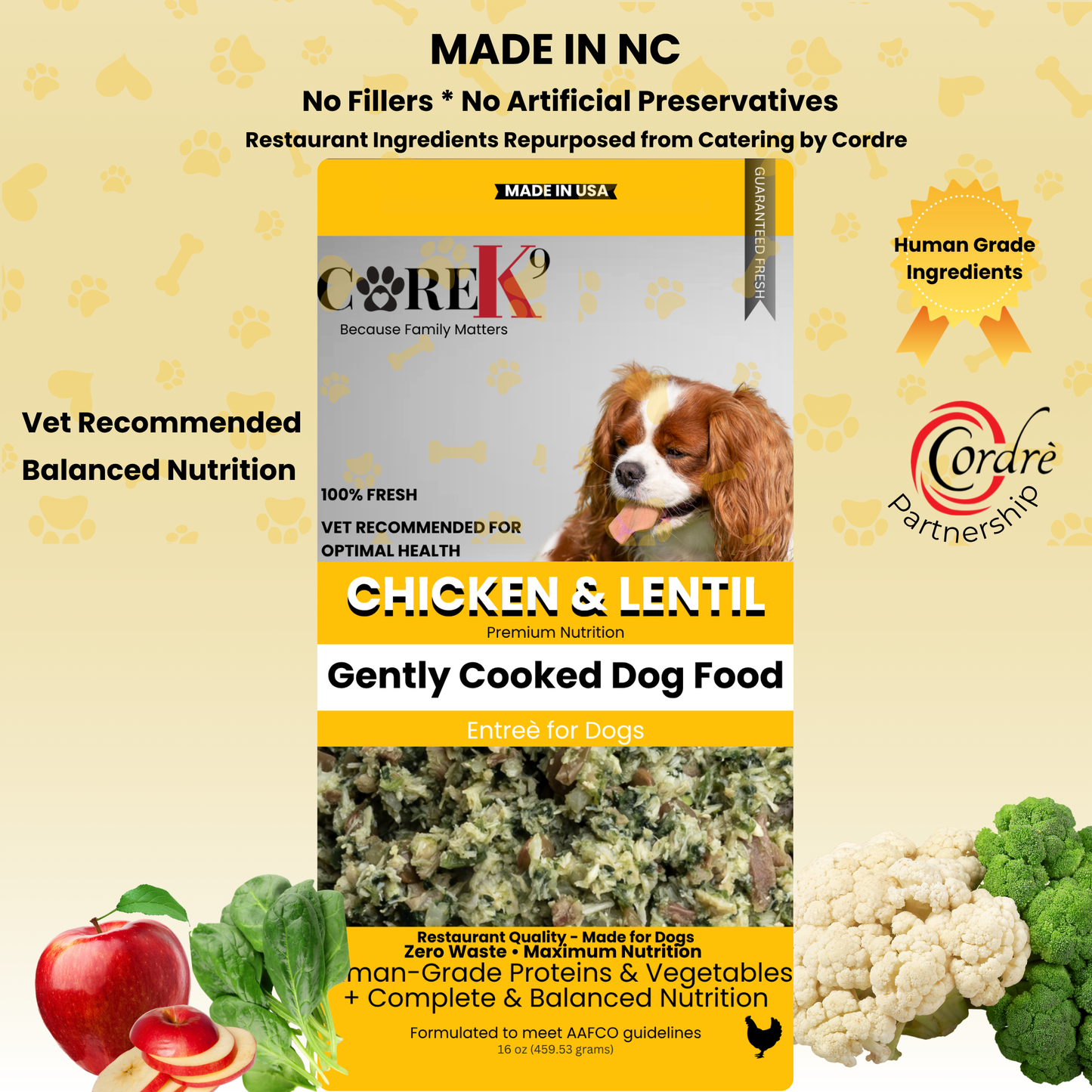 Chicken & Lentil Entree for Dogs