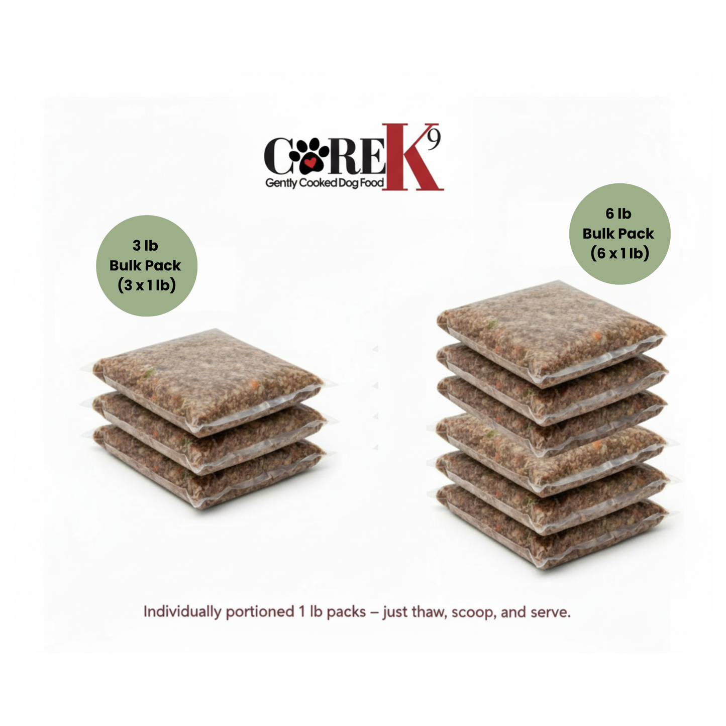 Plato principal de cordero y quinoa para perros